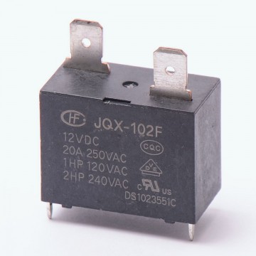 Реле JQX102F 12VDC/20A/250VAC (018243)