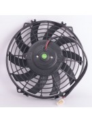 Вентилятор автокондиционера изогнутые лопасти 9" 24V 80W PULL (02958)