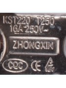 Термостат биметаллический KST220-2-16A-1033D 0-70C (017889)