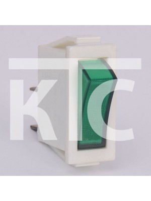 Кнопка зеленая RK1-11 16A/250V 2 контакта / 1 клавиша (019734)