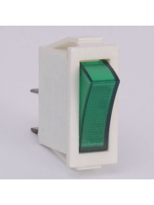 Кнопка зеленая RK1-11 16A/250V 2 контакта / 1 клавиша (019734)