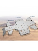 Защита днища для квадроцикла алюминиевая ATV 444.7103.2 (4474) Защита днища для квадроцикла алюминиевая ATV 444.7103.2 (4474)