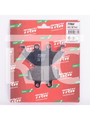 Тормозные колодки задние дисковые TRW LUCAS МСВ760 (6646)