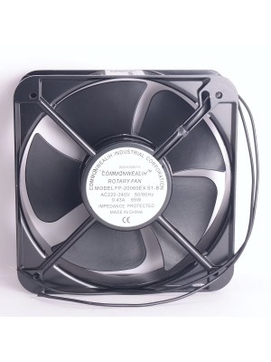 Вентилятор FP-20060EX-S1-B 220V/65W квадратный (021944)