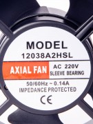 Вентилятор 12038A2HSL 120x120x38 (013286) Вентилятор 12038A2HSL 120x120x38 (013286)