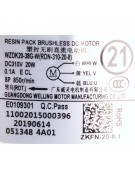 Электродвигатель наружного блока WZDK20-38G-W RDN310-20-8 20W DC310V (022113)