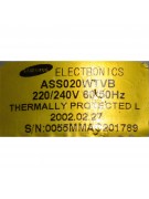 Электродвигатель наружного блока ASS020WTVB (014501)