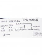 Электродвигатель наружного блока YDK19-6V 22W ПРЧ (023826) Электродвигатель наружного блока YDK19-6V 22W ПРЧ (023826)