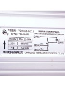 Электродвигатель наружного блока YDK450-6G11 220V/450W/850об/мин (020816)
