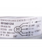 Электродвигатель наружного блока 0010401254 (DR-9538-706) DC310V/41W/ПЧ (020845) Электродвигатель наружного блока 0010401254 (DR-9538-706) DC310V/41W/ПЧ (020845)