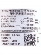 Электродвигатель наружного блока ZKSN-560-8-34 (022458)