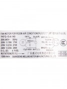 Электродвигатель внутреннего блока YKFG15-4-140 21W/220V (023324) Электродвигатель внутреннего блока YKFG15-4-140 21W/220V (023324)