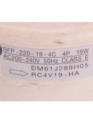 Электродвигатель внутреннего блока кондиционера Б/У SFP-220-19-4C 4P 19W/DM61J289H05/RC4V19-HA Электродвигатель внутреннего блока кондиционера Б/У SFP-220-19-4C 4P 19W/DM61J289H05/RC4V19-HA