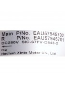 Электродвигатель внутреннего блока SIC-67FV-D843-2 DC280V (021913)