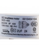 Электродвигатель внутреннего блока WZD-40D/RD-310-40-8H-2 001040410A (017637)