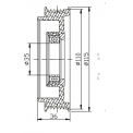 Муфта компрессора кондиционера Mercedesedes W203, Sprinter (6281)