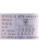 Электродвигатель внутреннего блока ZWR30-F (FN30G-ZL) DC310V/30W (020826) Электродвигатель внутреннего блока ZWR30-F (FN30G-ZL) DC310V/30W (020826)