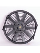 Вентилятор автокондиционера прямые лопасти 12" 12V 120W PUSH (19804)