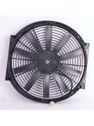 Вентилятор автокондиционера прямые лопасти 14" 12V 120W PUSH (19108) Вентилятор автокондиционера прямые лопасти 14" 12V 120W PUSH (19108)
