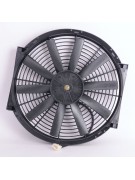 Вентилятор автокондиционера прямые лопасти 14" 12V 120W PULL (19109)