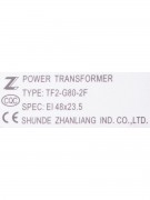 Трансформатор TF2-G80-2F EI 48x23.5 (022570)