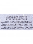 Трансформатор EI48-1050750 10.5v 750mA (022565)