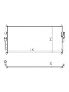 Конденсатор Nissan Almera Classic STNSB13940 (10492) Конденсатор Nissan Almera Classic STNSB13940 (10492)