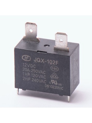 Реле JQX102F 12VDC/20A/250VAC (018243)