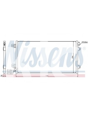 Конденсатор Renault Master II 03-> 35485
