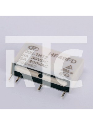 Реле HF49FD 5A/30VDC/5A/250VAC 005-1H12 (018014)