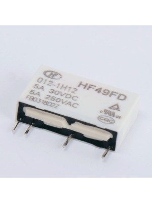 Твердотельное реле HF49FD 5A/30VDC/5A/250VAC 012-1H12 (018017)