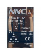 Реле электромагнитное NNC71H-1Z JQX-45F-1Z 24VDC (018209)