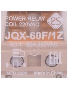 Реле JQX-60F/1Z 220VAC (021233) Реле JQX-60F/1Z 220VAC (021233)