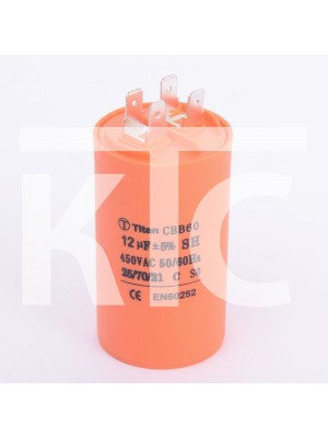 Конденсатор 12 мкф 450VAC CBB60A клеммы (019335)