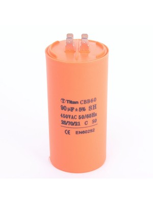 Конденсатор 90 мкф 450VAC CBB60A клеммы (019342)