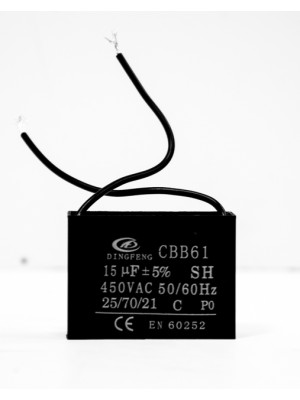 Конденсатор 15 мкф 450v CBB61A гибкие выводы (10414)