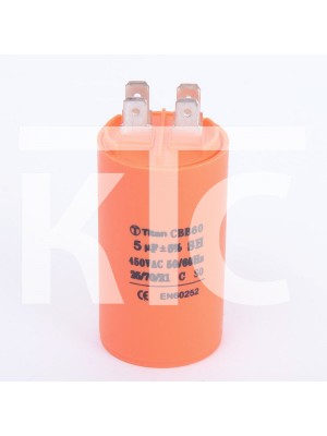 Конденсатор 5 мкф 450VAC CBB60A клеммы (019331)