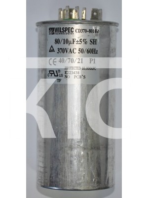 Конденсатор 80+10 мкф 370v (9644)