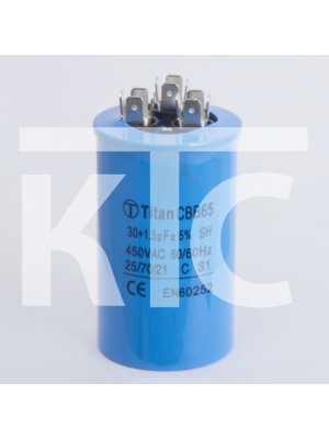 Конденсатор 30+1,5 мкф 450v CBB65 (013170)