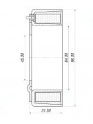 Электромагнитная катушка компрессора кондиционера SANDEN 7H15 12V d96  (002653)