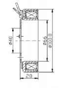 Электромагнитная катушка компрессора кондиционера ТМ-16 12V d100.8 (8400) Электромагнитная катушка компрессора кондиционера ТМ-16 12V d100.8 (8400)