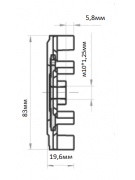 Муфта компрессора кондиционера Mercedes Sprinter W203 W204 W211 W220 6PK d110 (5439)