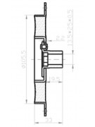 Срывная пластина компрессора кондиционера DENSO 7SEH17C  d105,5 (6305)