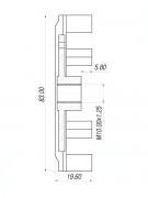 Срывная пластина AUDI VW BMW MERCEDES PORSCHE DENSO 6SE 7SE d83 (019929) Срывная пластина AUDI VW BMW MERCEDES PORSCHE DENSO 6SE 7SE d83 (019929)