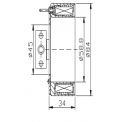 Электромагнитная катушка компрессора кондиционера Ford Mondeo, Focus, Hyundai Elantra, Tucson (8411)