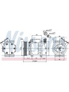 Компрессор Renault Logan/Megane 89064 (3670) Компрессор Renault Logan/Megane 89064 (3670)