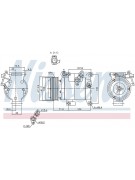 Компрессор Mazda 3 6 BFD161450 890045 6PK (007461)