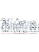 Компрессор Ford Ranger / Mazda B BT (98-06) 890059 1A (13033)