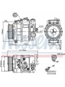 Компрессор M.Benz ML W164 89090 (1861)