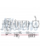 Компрессор Mercedes W126 (71-85) 890369 (13050)
